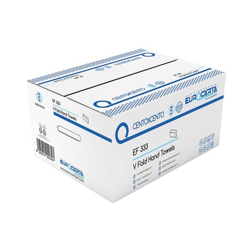 [MCP02002] Hydrofold v-fold 100% cellulose 3-ply towel