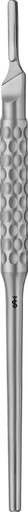 [BB063R] SCALPEL HANDLE NO.3 MAN.ROUND 145MM