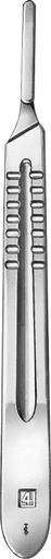 [BB-BB084R] SCALPEL HANDLE #4, 133MM