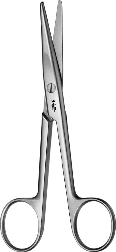 [BC570R] MAYO SCISSORS STRAIGHT 140MM