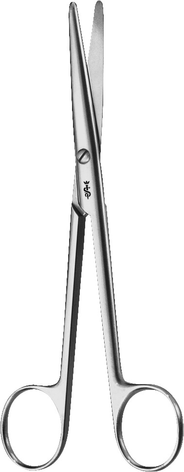 [BC584R] MAYO SCISSORS STRAIGHT 165MM
