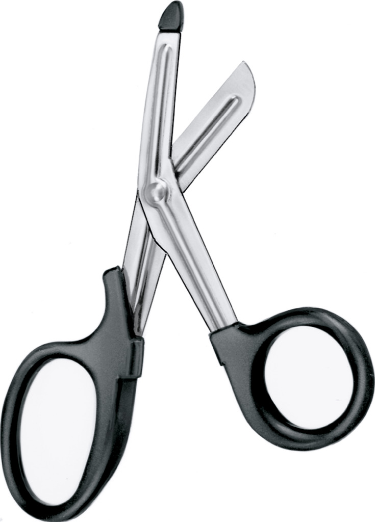 [BC881R] BLACK MILLEUSE SCISSORS 180MM