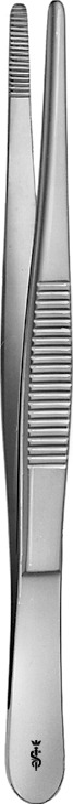 [BD045R] ANATOMICAL TWEEZERS 130MM