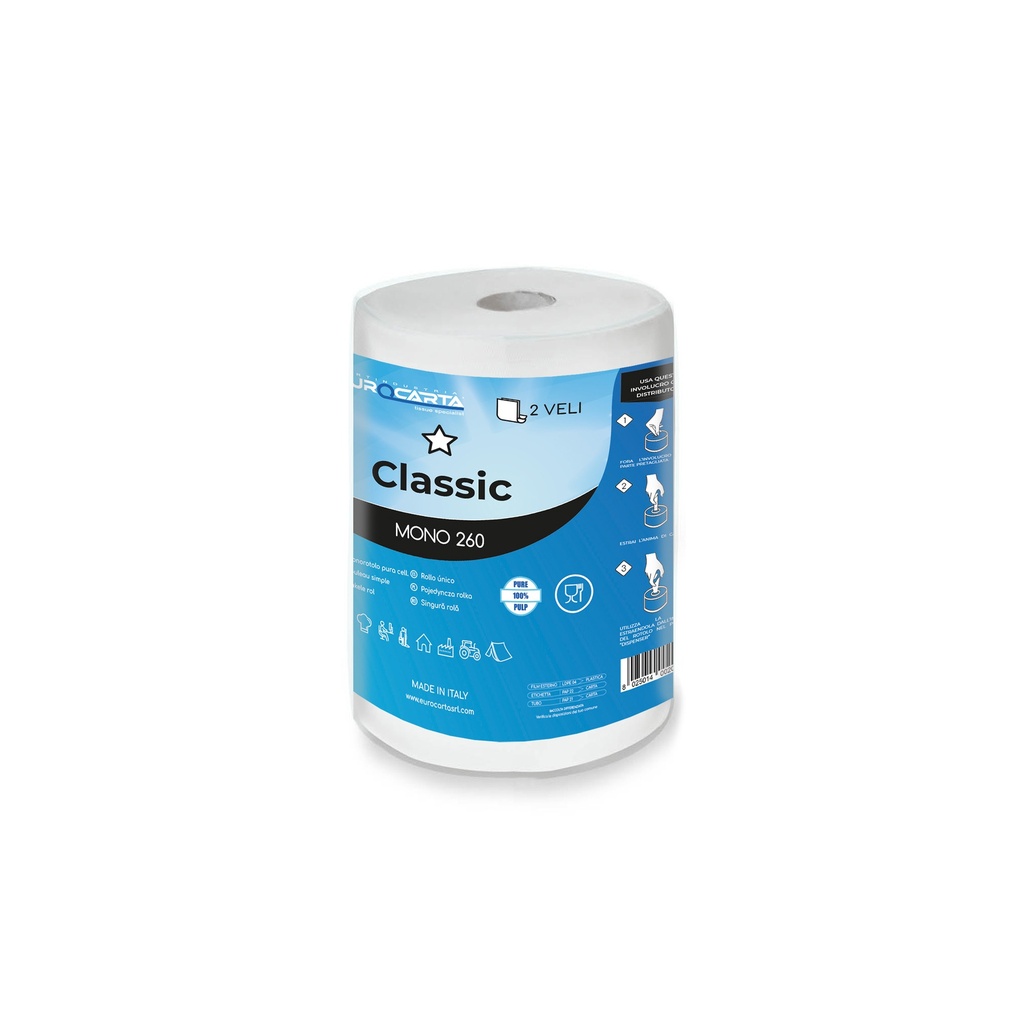 [MCP01060] Maxi towel roll 60 metres pure cellulose 2 ply
