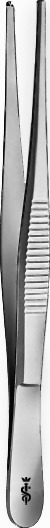 [BD555R] DISSECTION PLIP 1x2 TEETH 130MM