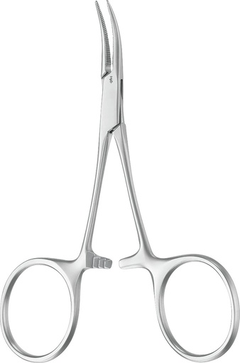 [BH105R] HARTMANN HEMOSTATIC FORCEPS HEMOSTAT CURVED 100MM
