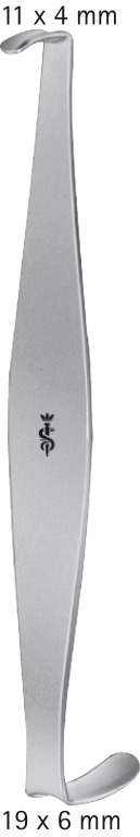[BT012R] DOUBLE CRILE RETRACTOR 11x4/19x6MM