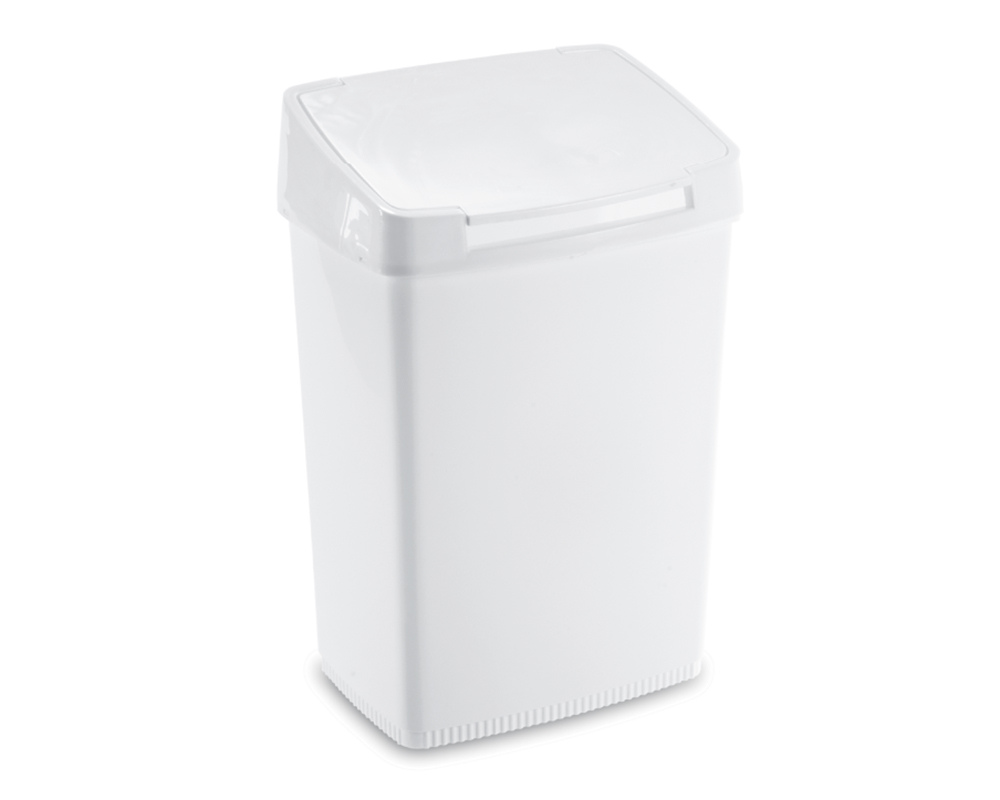[MCP08091] Bettina laundry rack 38x26x60 50 l white tilting cover
