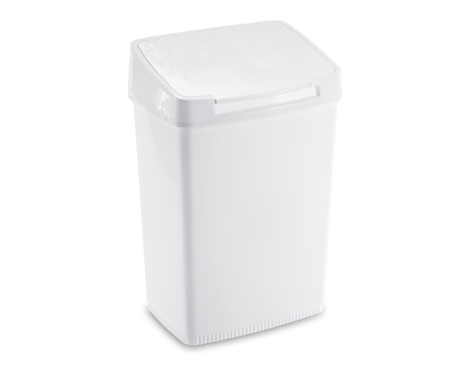 [MCP08091] Bettina laundry rack 38x26x60 50 l white tilting cover

