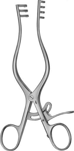 [BV075R] WEITLANER DIVARICATOR CLOSURE 3x4 TEETH bevel 165MM