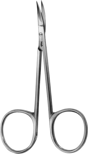 [HF409R] 90MM CURVED NAIL SKIN SCISSORS