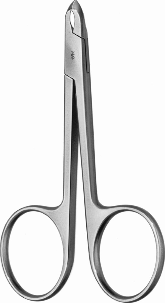 [HF440R] PLIERS SKIN NAIL TAG.CONVES.85MM