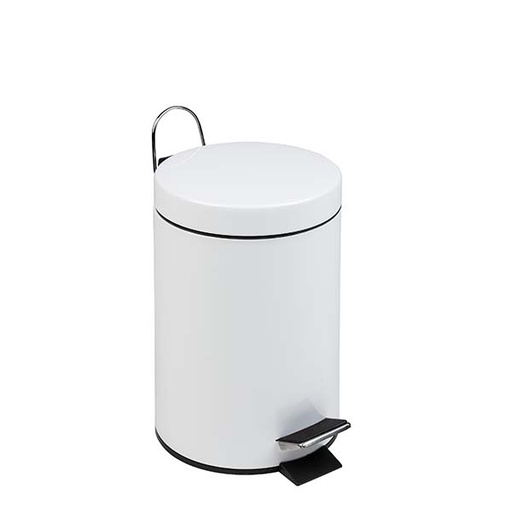 [MCP07057] Pedal bin 5 l white
