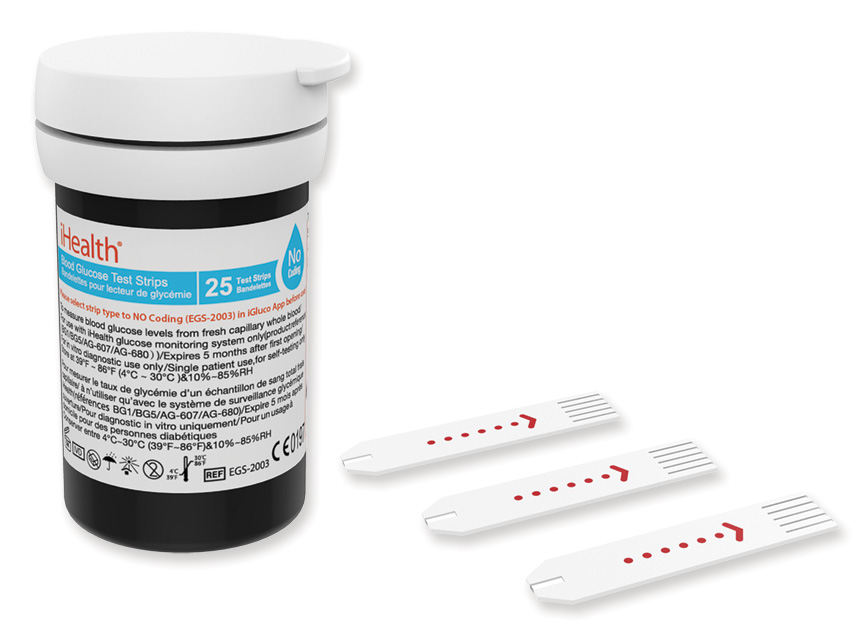 [23511] iHEALTH GLICEME STRICKS for 23509,23510,23514