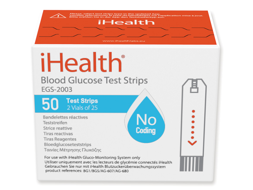 [23512] iHEALTH GLICEME STRICKS for 23509,23510,23514