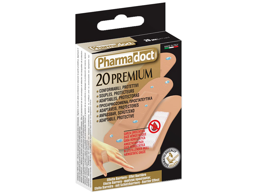 [25312] PREMIUM plasters - pack of 12 boxes of 20 plasters