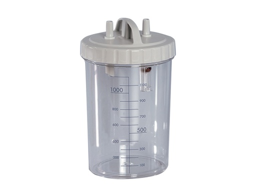 [28226] 1 LITRE JAR with lid - autoclavable at 121°C