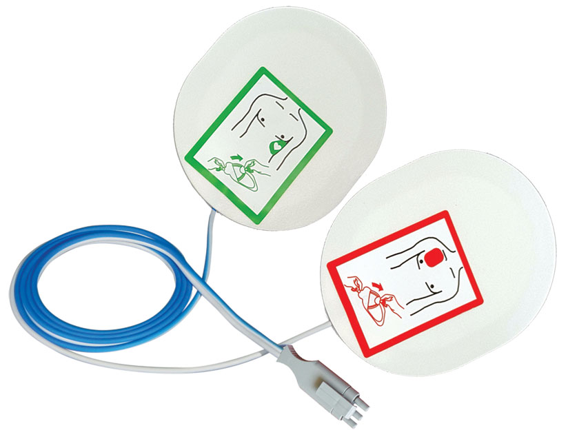 [33609] COMPATIBLE PLATES for defib. Metrax from S/N 739xxxxx