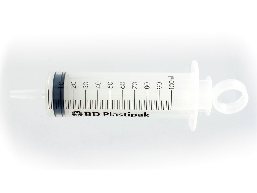 [23878] BD PLASTIPAK SYRINGE WITHOUT NEEDLE 100 ml Catheter Cone