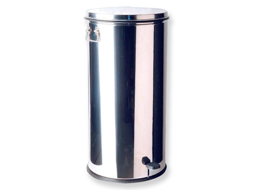 [27983] WASTE BASKET IN STAINLESS STEEL 70 litres with pedal