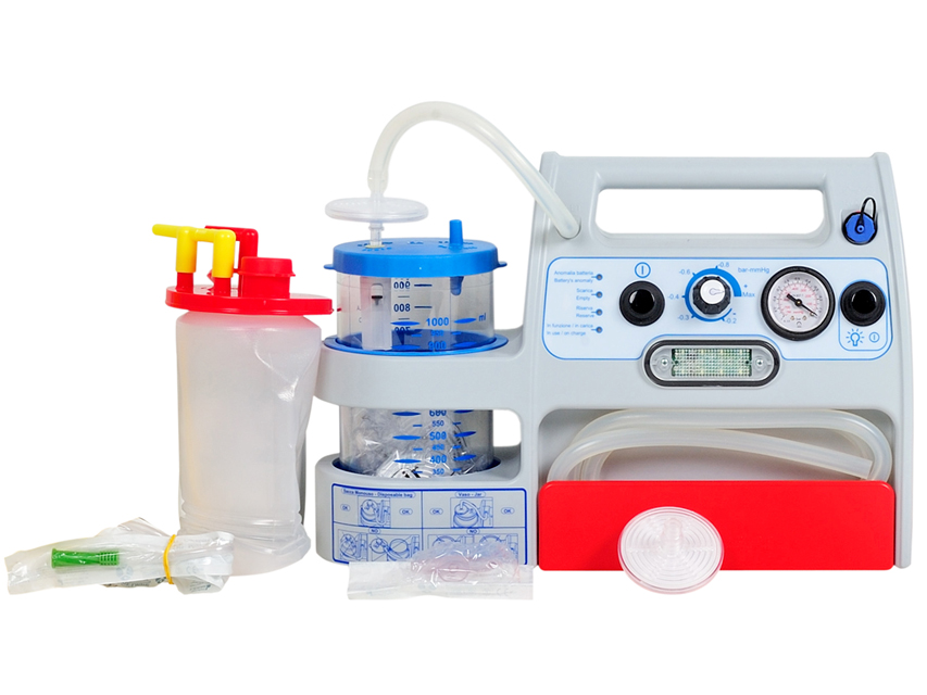 [28283] ASPIRATOR MINI ASPEED EVO BATTERY 1 litre for ambulances