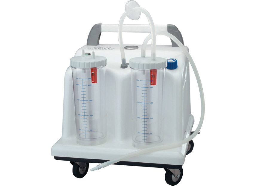 [28214] TOBI CLINIC ASPIRATOR 2x2 l + foot pedal