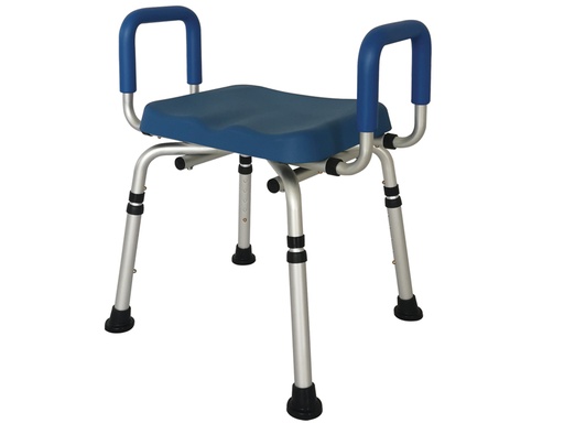 [42905] PU SHOWER STOOL with armrests