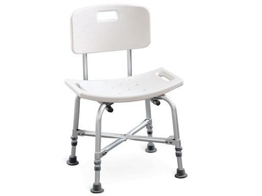 [42906] REINFORCED BATH CHAIR with backrest capacity 150 kg