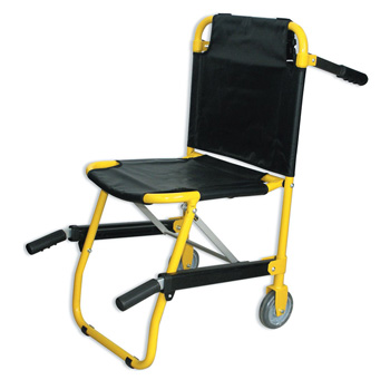 [34059] FOLDING CHAIR black/yellow