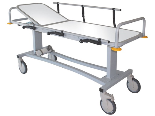 [GM-28736] PROFESSIONAL RX TROLLEY with side rails and tank holder