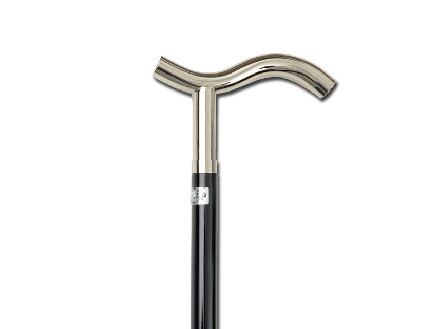 [27769] WOODEN "LEONARDO" metal T-handle stick