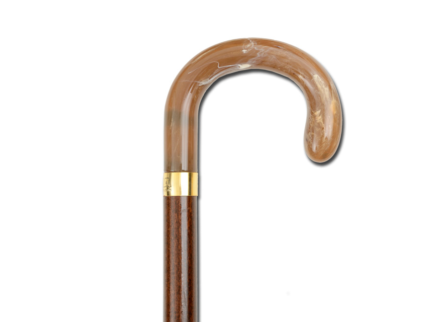 [27764] Unisex curved handle 'TIZIANO' WOODEN BRIDGE