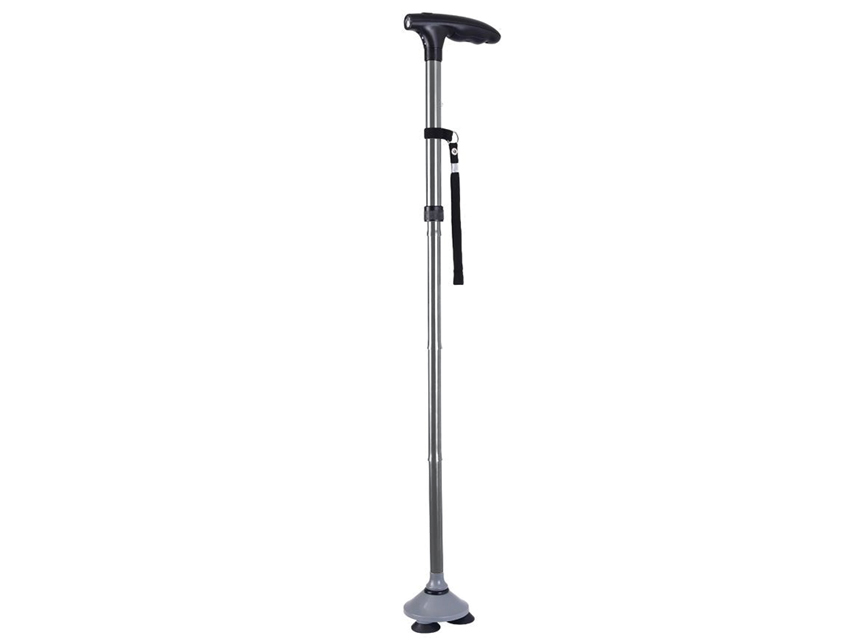 [43044] pole with wind and LED light silver