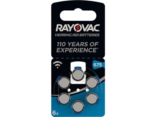 [GM-28773] RAYOVAC 675 ACOUSTIC BATTERIES