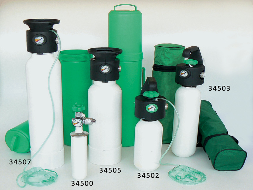 [34507] OXYGEN BOTTLE 7 l reducer UNI