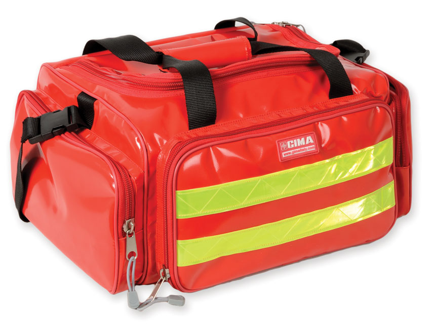 [27166] red PVC EMERGENCY BAG