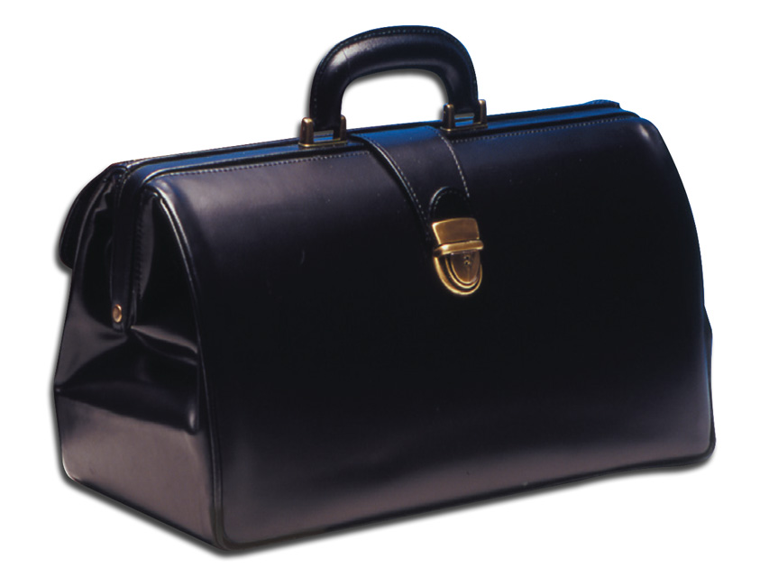 [27115] SUPERTEXAS LEATHER BAG black