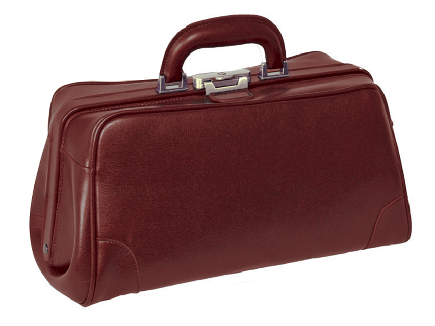 [27121] burgundy 'FLORIDA LEATHER' BAG