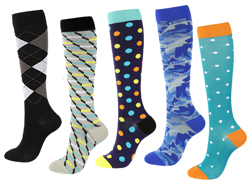 [41206] FUNNY LXL COMPRESSION SOCKS design 6