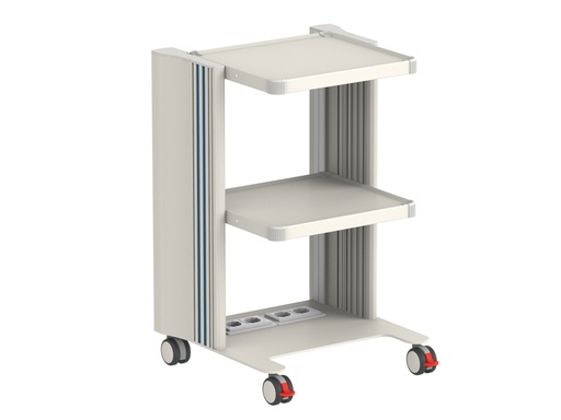 [GM-28939] EASY POWER TROLLEY 2 shelves 40X36 cm + base
