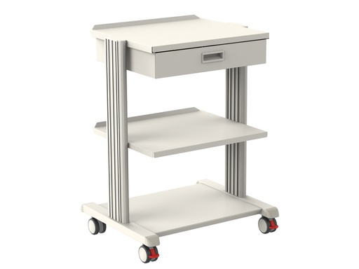[27894] SMART TROLLEY 2 shelves 50x42 cm + base + drawer