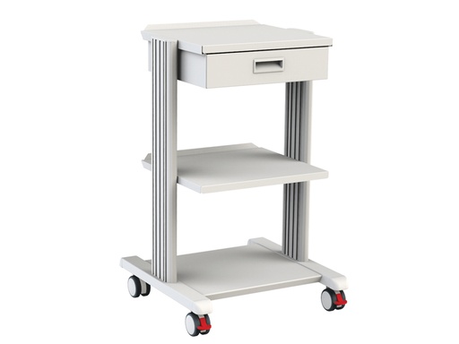 [GM-28957] SMART TROLLEY 2 shelves 40x36 cm + base + drawer
