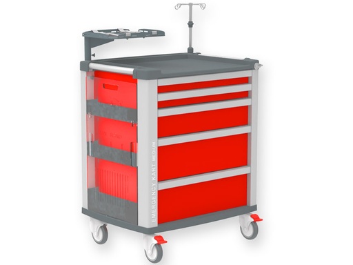 [45667] MEDI KART EMERGENCY red