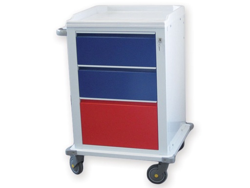 [GM-29001] Painted MODULAR TROLLEY 2+1 drawers