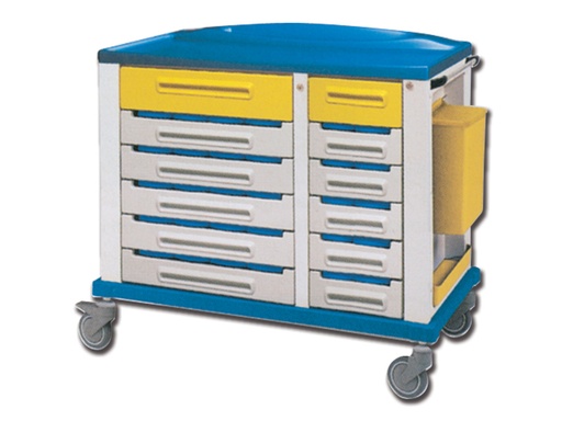 [GM-29017] PHARMACY CART large 30 compartments
