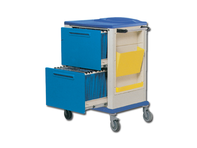 [27492] FOLDER TROLLEY 2 large drawers