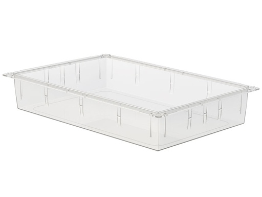[27958] ISO TRANSPARENT PLASTIC BOX 600x400x100 mm closed