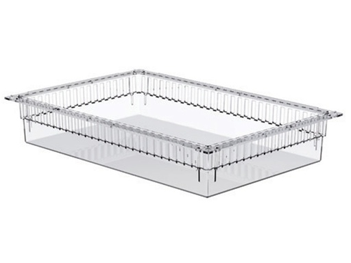 [GM-29041] ISO TRANSPARENT PLASTIC BOX 600x400x100 mm open