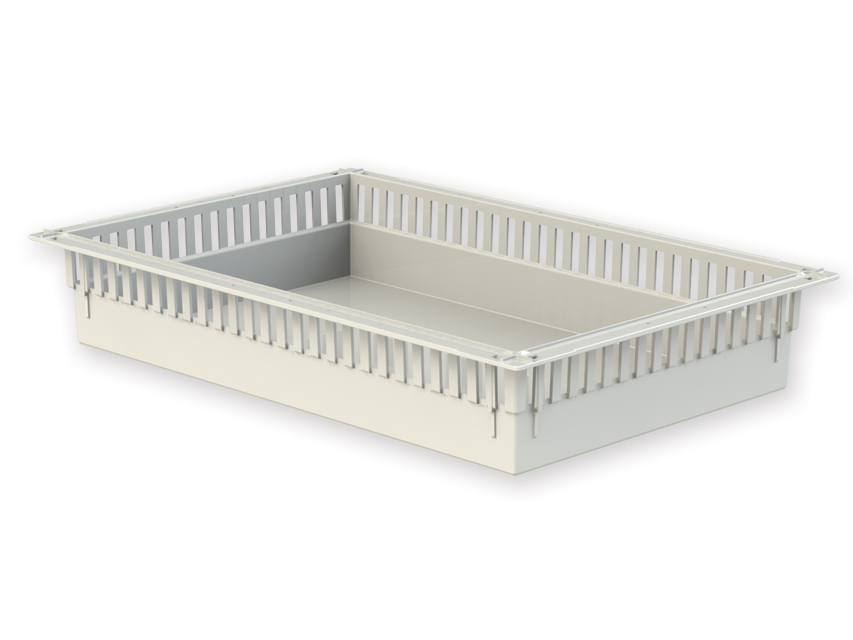 [27938] PLASTIC BASKET 60x40x10 cm