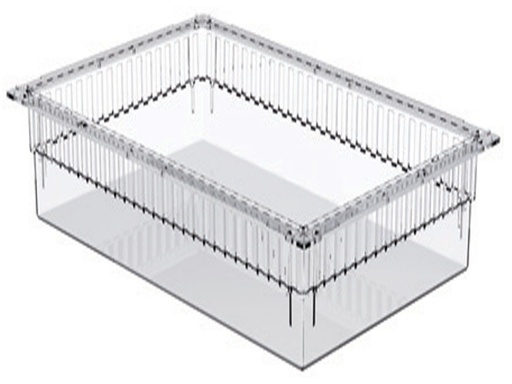 [GM-29048] ISO TRANSPARENT PLASTIC BOX 600x400x200 mm open
